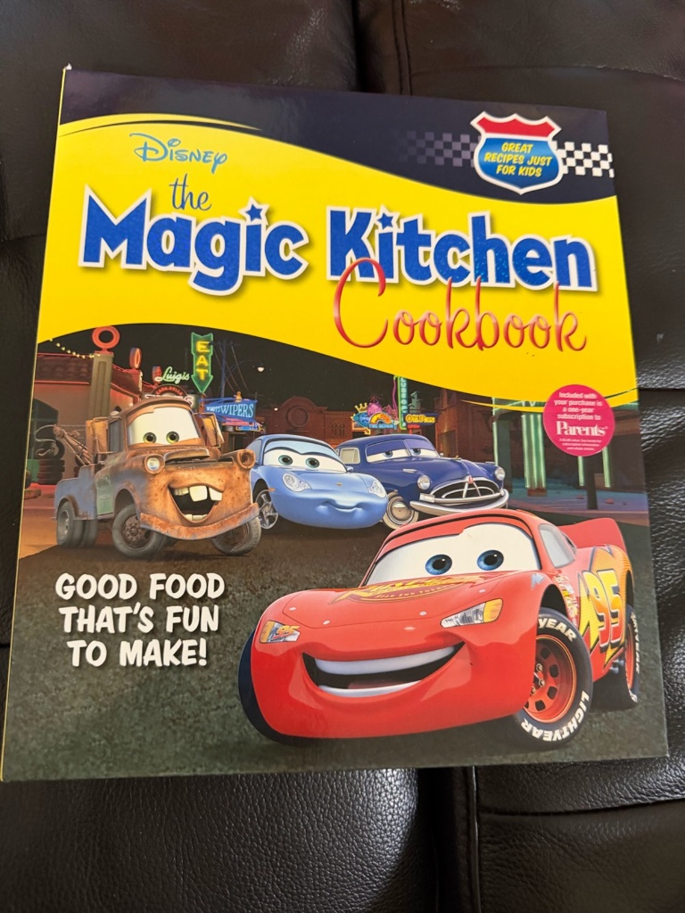 Disney The Magic Kitchen Cookbook featuring Cars